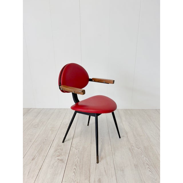 Chair by Carlo Mollino for Doro, 1959, in Good conditions. Designed 1950 to 1959 I have official proof of authenticity...
