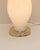 Opaline Glass and Brass Table Lamp, Italy, 1960 For Sale - Image 3 of 4