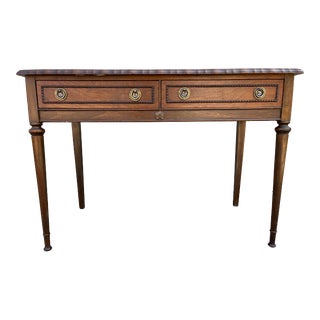 Early 20th Century Antique English Style Mahogany Writing Desk For Sale