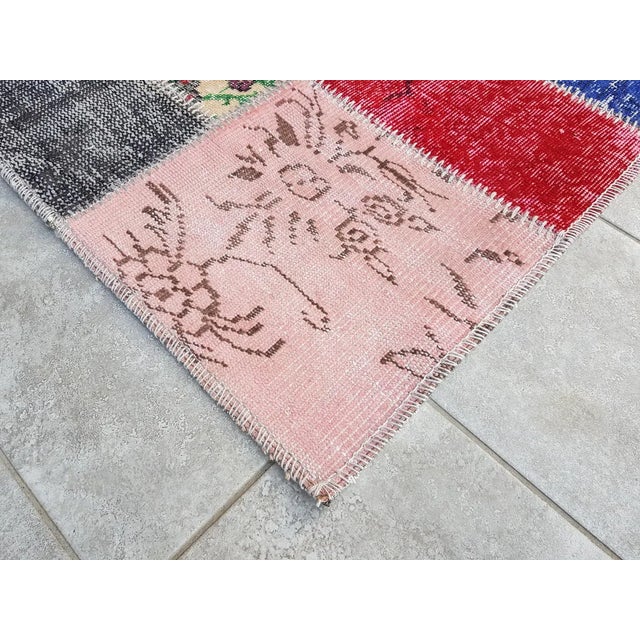 Turkish Vintage Anatolian Oushak Runner For Sale - Image 3 of 10