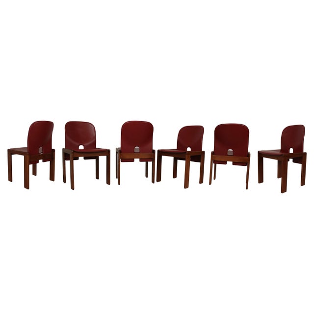 Mid-Century Modern Mid-Century Modern Model 121 Chairs by Afra & Tobia Scarpa for Cassina, 1967, Set of 8 For Sale - Image 3 of 18