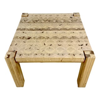 Scandinavian Vintage Oak Coffee Table For Sale