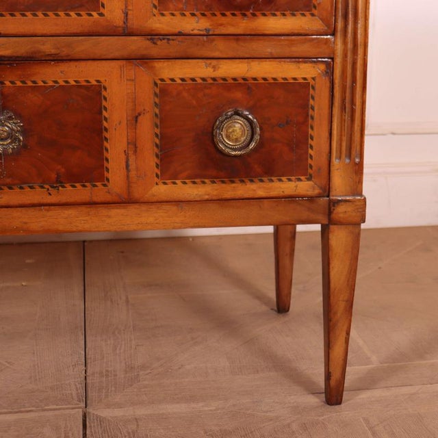 French Commode in Walnut, 1880 For Sale - Image 5 of 11