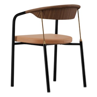 Chairman Chair in Walnut with Upholstery in Silt by Henrik Tengler for One Collection For Sale