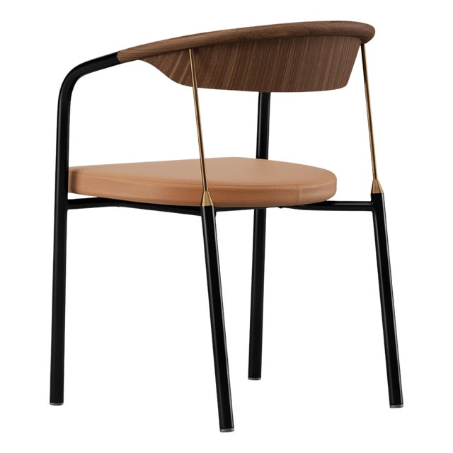 Chairman Chair in Walnut with Upholstery in Silt by Henrik Tengler for One Collection For Sale