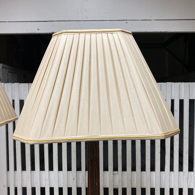 Custom Gold Gilt Large Scale Floor Lamps - a Pair | Chairish