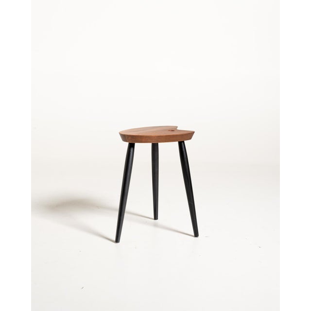 Vintage Scandinavian Stool with Teak Palette Top, 1950s For Sale - Image 3 of 9