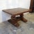 2020s Contemporary 17th Century Style Rustic Italian 2 Pedestal Old Chestnut Table Line - in Stock For Sale - Image 5 of 12