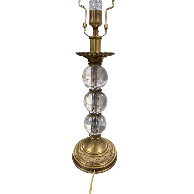 Decorative Crafts, Stacked Ball Glass Lamp, Italy | Chairish