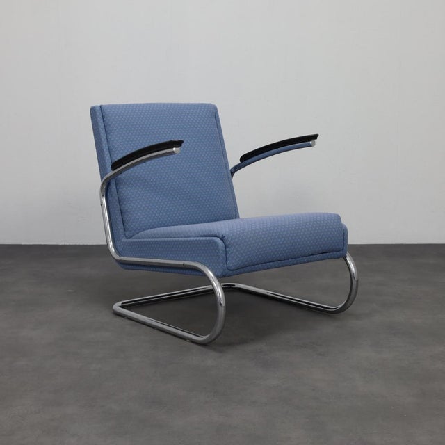 Tubular Frame Chair by W.H. Gispen for Mücke Melder, 1960s For Sale - Image 10 of 10