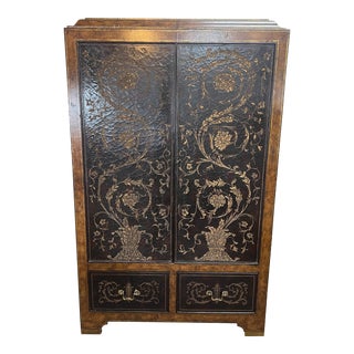 1990s Maitland Smith Armoire For Sale