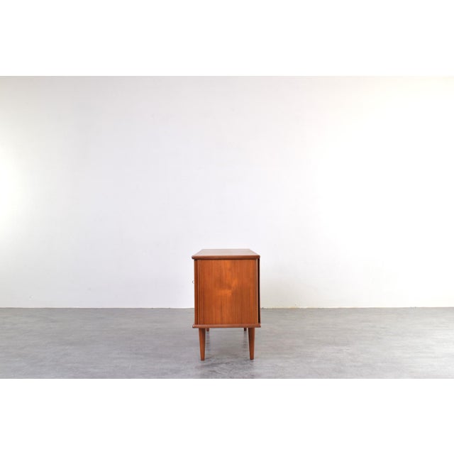 Mid-Century Modern Danish Teak Tambour Sideboard, 1960s For Sale - Image 6 of 13