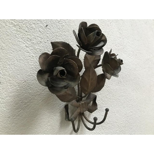 Metalwork Bouquet Handmade Rose Charm Hook For Sale - Image 3 of 14