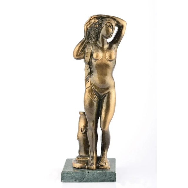 Hospitality - Bronze Sculpture by Orfeo Tamburi - Late 1900 Late 1900 For Sale - Image 4 of 4