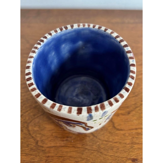 2000 - 2009 Post Modern Abstract Studio Pottery Cup For Sale - Image 5 of 7
