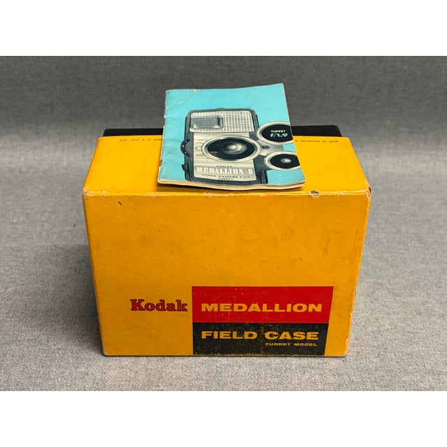 Vintage Kodak Medallion 8mm Movie Camera With Turret Lens For Sale - Image 10 of 12