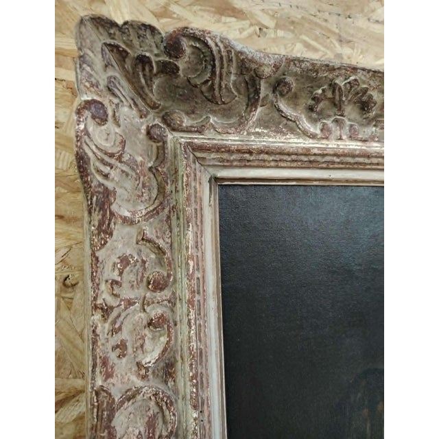 Théodore Fort, White Horse in the Stable, 19th Century, Oil on Canvas, Framed For Sale - Image 4 of 6