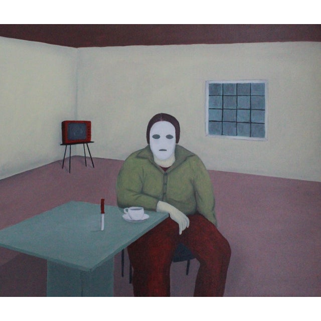 Natia Sapanadze, Daily Monologue, 2021, Oil on Canvas For Sale