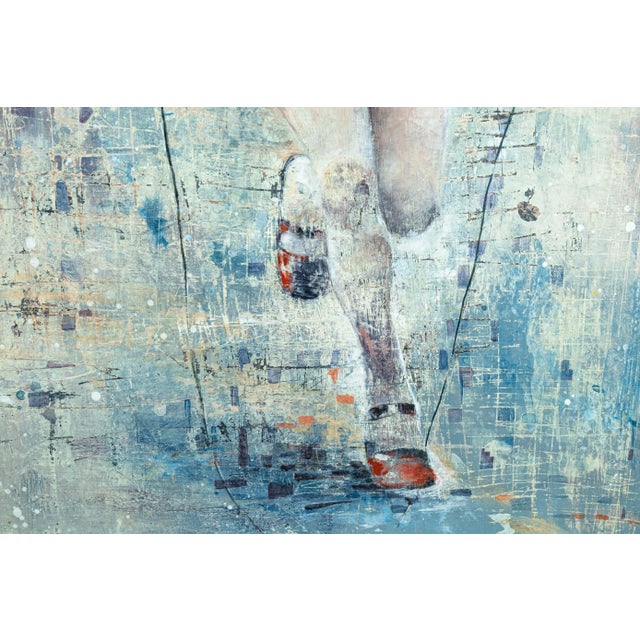 Anna Ganina Recapturing Summer Signed Contemporary Surrealism Acrylic Painting For Sale In Detroit - Image 6 of 6