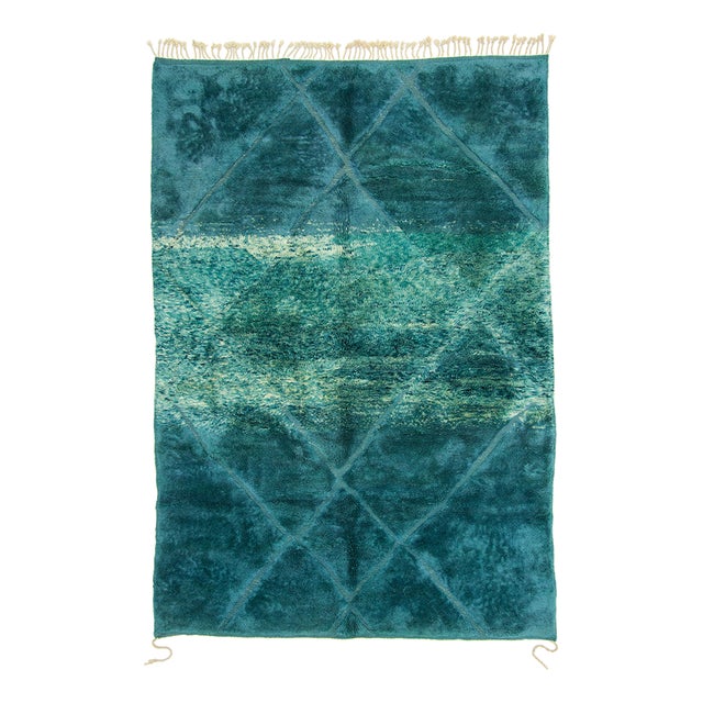 Premium Hand-Knotted Wool Rug by Azele Studio For Sale