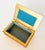 Vintage Gilt Wood and Eglomise Velvet Lined Box For Sale - Image 9 of 12
