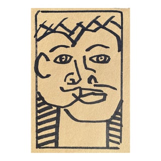 1960s Larry Connatser Portrait of a Man For Sale