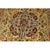 1940s Antique Beige Field Tortises Floral Tabriz Handknotted Silk Carpet Rug For Sale - Image 11 of 11