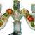 Pair 21" Meissen Style Figural & Floral Porcelain Candelabras C1890 For Sale - Image 10 of 18