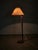 Vintage German Adjustable Oak and Metal Floor Lamp with Handmade Paper Shade, 1970s For Sale - Image 3 of 16