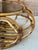 Wood Vintage Coastal Sculptural Rattan Coffee Table With Original Smoked Glass Top For Sale - Image 7 of 12