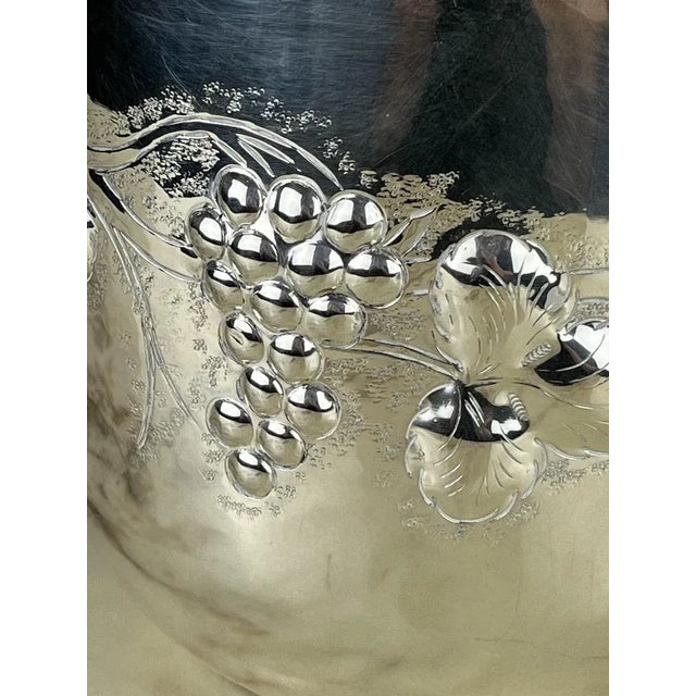 1980s Italian Wine Cooler in 800 Silver, 1980s For Sale - Image 5 of 9