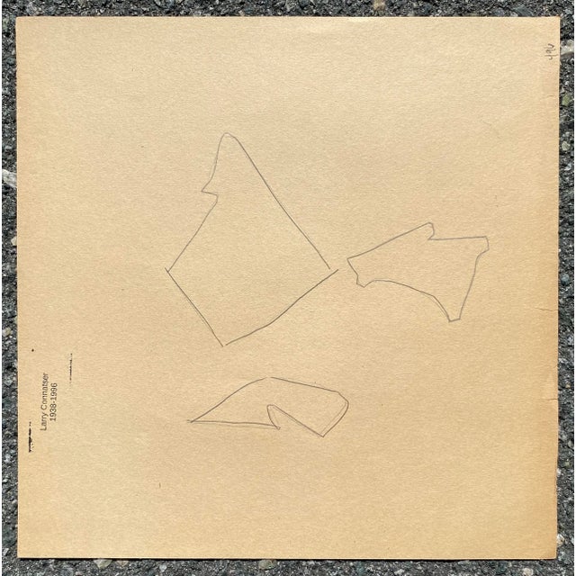 Double sided drawing on paper from the estate of Atlanta self taught outsider artist Laurence Stuart Connatser...