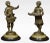 Metal French Spelter Figures, 1890s, Set of 2 For Sale - Image 7 of 7