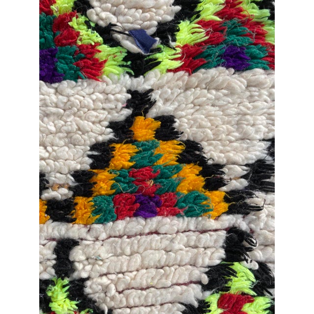 1980s Moroccan Berber Vintage Azilal Handmade Rug, 3'6 X 7'54 For Sale - Image 6 of 11