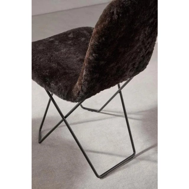 Cactus sheepskin dining chair by cuero design dimensions: d 67 x w 50 x h 90 cm. Materials: sheepskin and 24k gold plated...