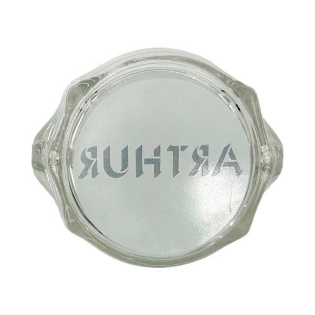 Glass Vintage Iconic Arthur Nightclub Nyc Ashtray Dish Clear Glass For Sale - Image 7 of 12