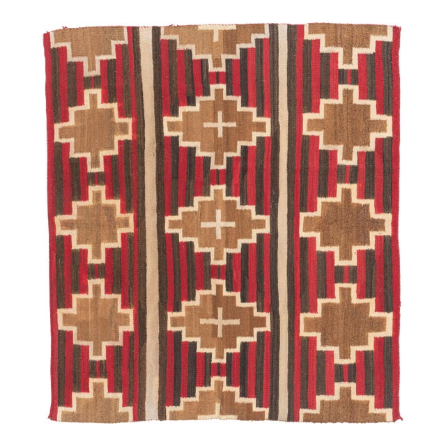 Antique Navajo Style Rug 5ft 1in X 5ft 8in For Sale