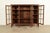 Early 20th Century Stickley Brothers Style Antique Mission Oak Arts & Crafts Glass Front Triple Bookcase, Circa 1910 For Sale - Image 5 of 11