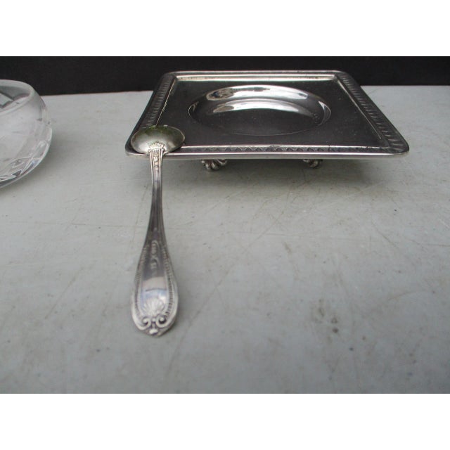 Italian Vintage Italian 800 Silver Salt Cellar For Sale - Image 3 of 7