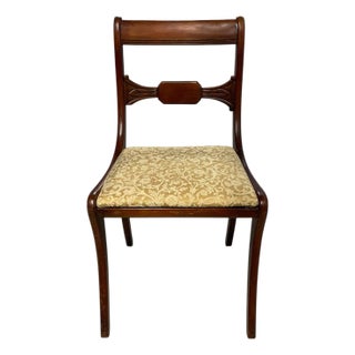 Vintage Drexel Side Chair in the Duncan Phyfe or Regency Style For Sale