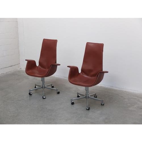 FK6725 Swivel Desk Chairs by Fabricius & Kastholm for Kill International, 1964, Set of 2 For Sale - Image 4 of 18
