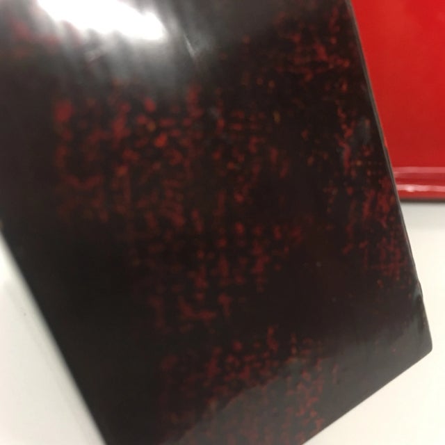 Black Vintage Black Lacquer Hexagon Box For Sale - Image 8 of 11