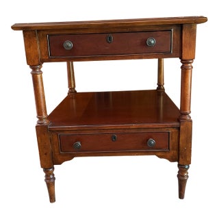 Attributed Stanley Furniture End Table For Sale
