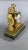 Gold Empire or Directoire period clock depicting a woman reading, 19th century For Sale - Image 8 of 9