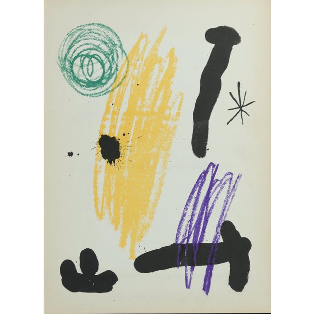 Joan Miro, Obra Inedita Recent III, Lithograph For Sale