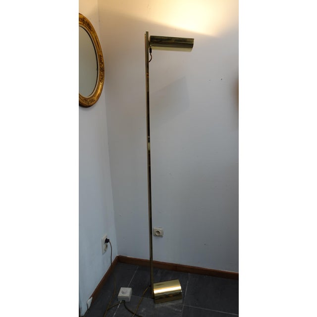Vintage Brass Floor Lamp, 1980s For Sale - Image 4 of 18