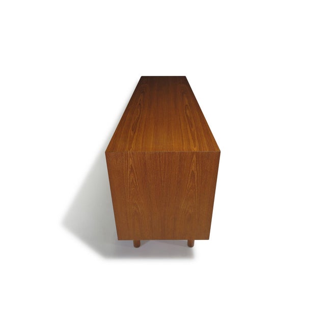 Brown Nils Jonsson Mid-Century Modern Teak Credenza for Hugo Troeds, C. 1960, Attributed For Sale - Image 8 of 12