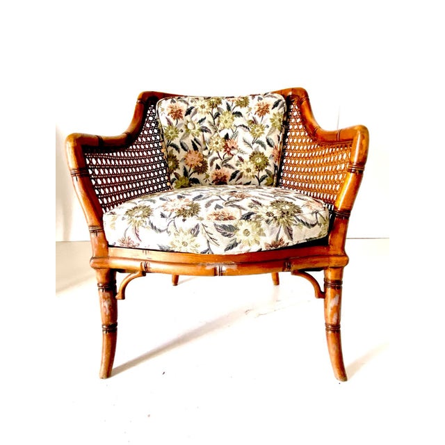 Living Room Set in Fake Bamboo and Rattan from Giorgetti Italia, 1970s, Set of 3 For Sale - Image 15 of 18