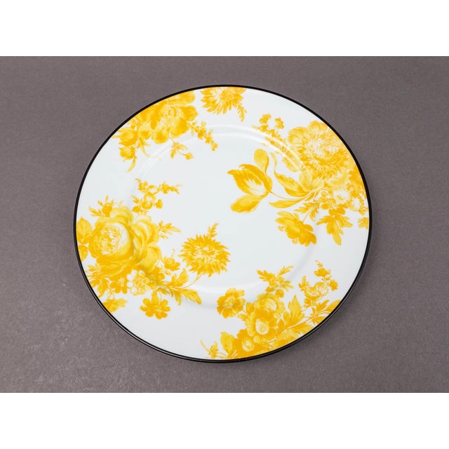 Mid 20th Century Mid 20th Century Bill Goldsmith Site Corot Limoges France Potpourri Salad Plates- Set of 7 For Sale - Image 5 of 8