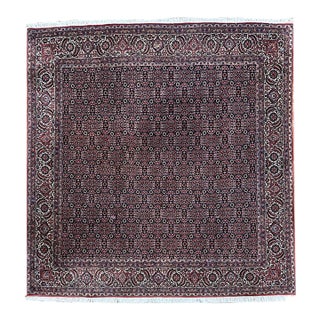 Persian Bijar Wool Rug 6’3” X 6’10” For Sale